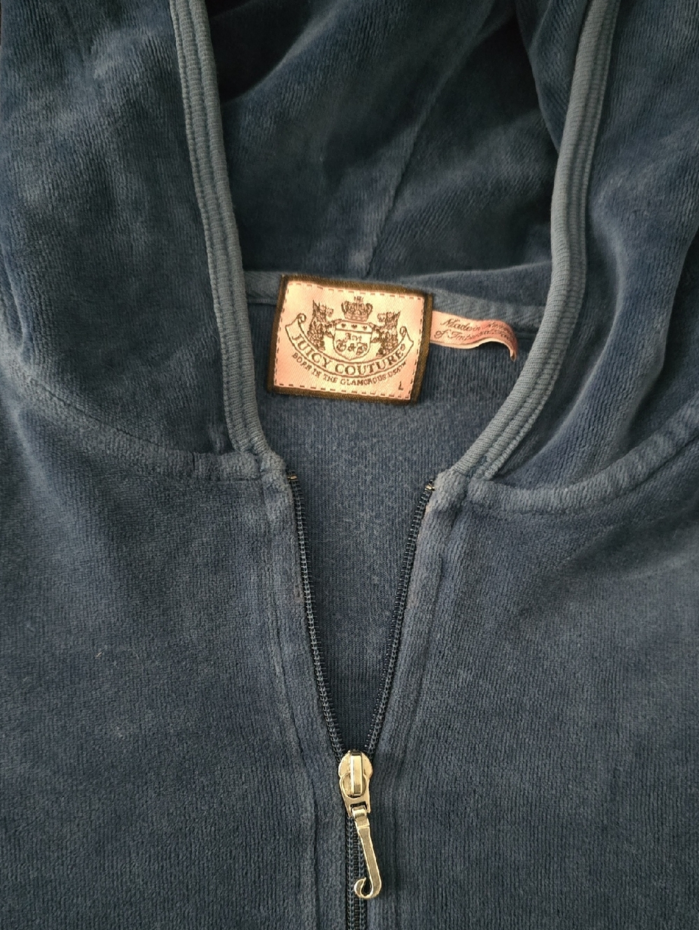 Juicy Couture Velour Zip Hoodie - Picture 2 of 4